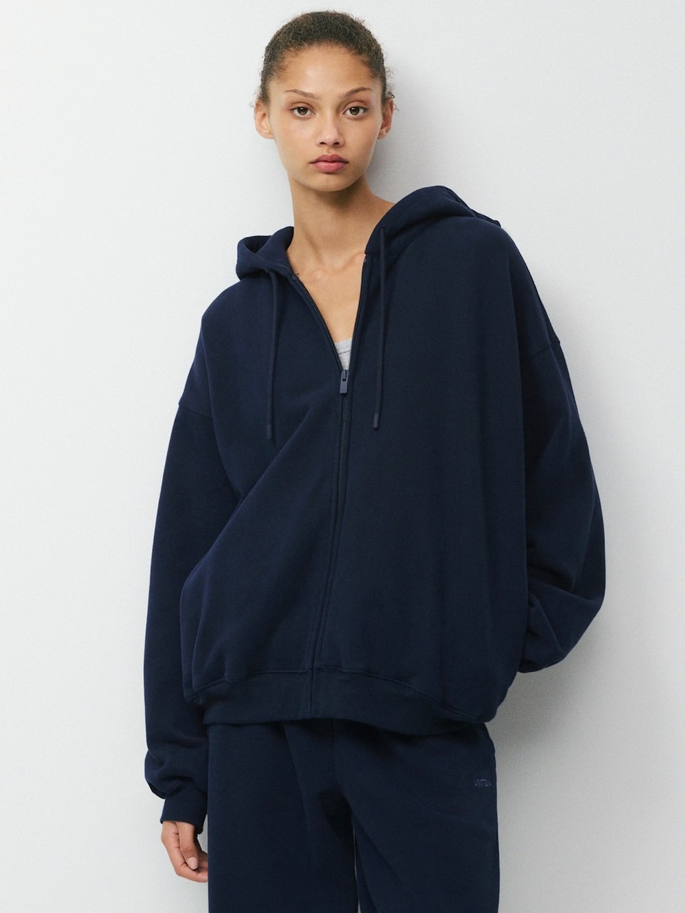 Aritzia Cozy Sweatfleece Mega Zip Hoodie NWT